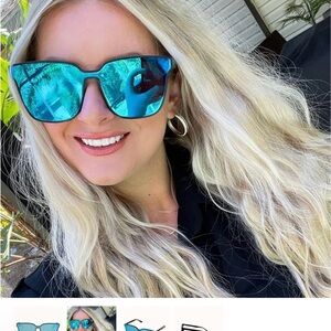 Stylish Blue Sunglasses for Women